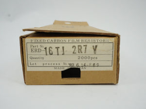 Matsushita Electronic Components ERD-16TJ2R7V Fixed Carbon Film Resistors 2,7Ω
