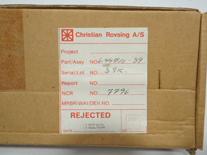 Christian Rovsing A/S 6.44710-39 3.9kΩ 5% Resistors