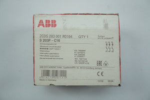 Abb 2CDS 283 001 R0164 S 203P-C16 Miniature Circuit Breaker System Pro M Compact