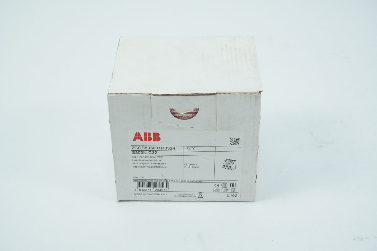 Abb 2CCS893001R0324 S803N-C32 High Performance MCB