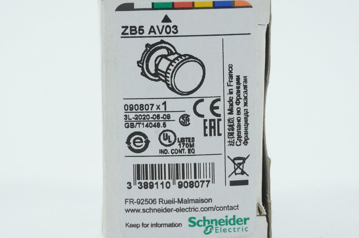 SchneiderE ZB5AV03 Head for Pilot Light