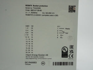 Hitachi Energy 1MRK002800-AG REB670 2.2-A20X01 Busbar Protection Relay