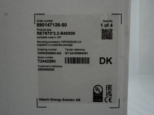 Hitachi Energy 1MRK002800-AG REB670 2.2-A20X01 Busbar Protection Relay