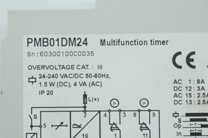 CarloGavaz PMB01DM24 PMB01 Multifunction Timer