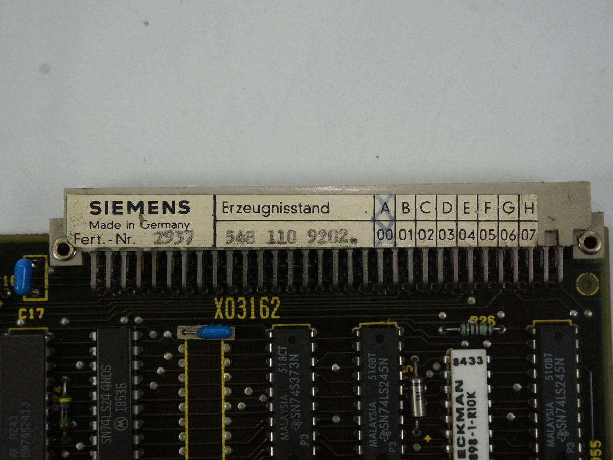 Siemens 6FX1111-0AB02 Sirotec RCM Slave CPU Board