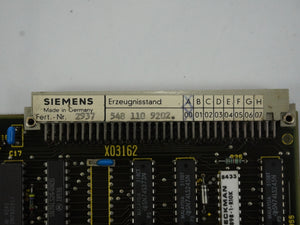 Siemens 6FX1111-0AB02 Sirotec RCM Slave CPU Board