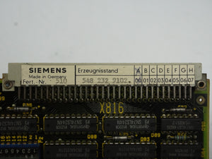 Siemens 6FX1123-2AB01 Sinumerik 3 Video Graphic Interface 8 MHz
