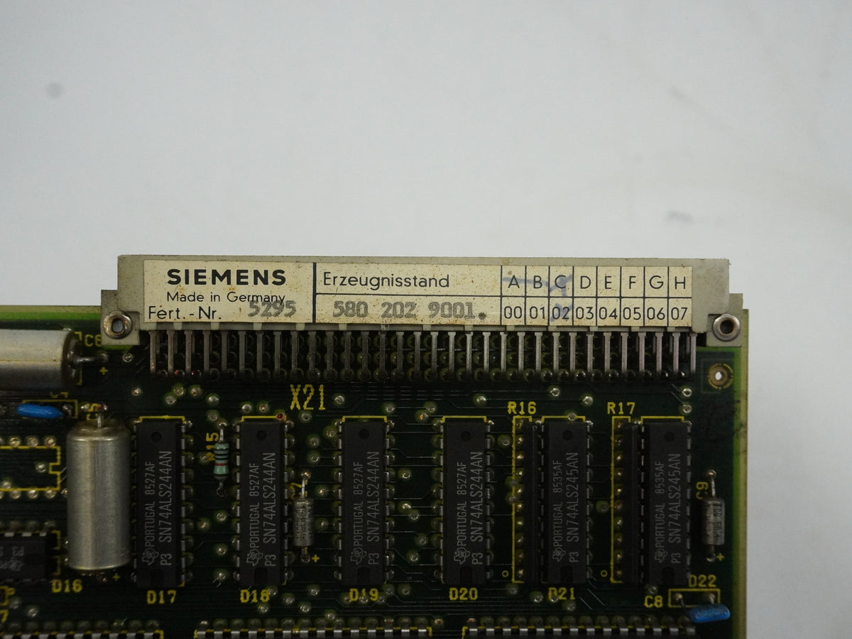 Siemens 6FX1120-2CA00 Sinumerik System Board