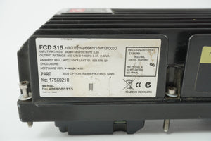 Danfoss 175X0210 FCD 315 VLT Drive crb315pt4p66ebr1d0f13t00c0