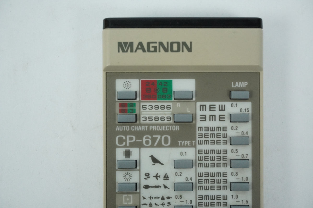 Magnon CP-670 Remote Control for Magnon Auto Chart Projector Refractor Type T