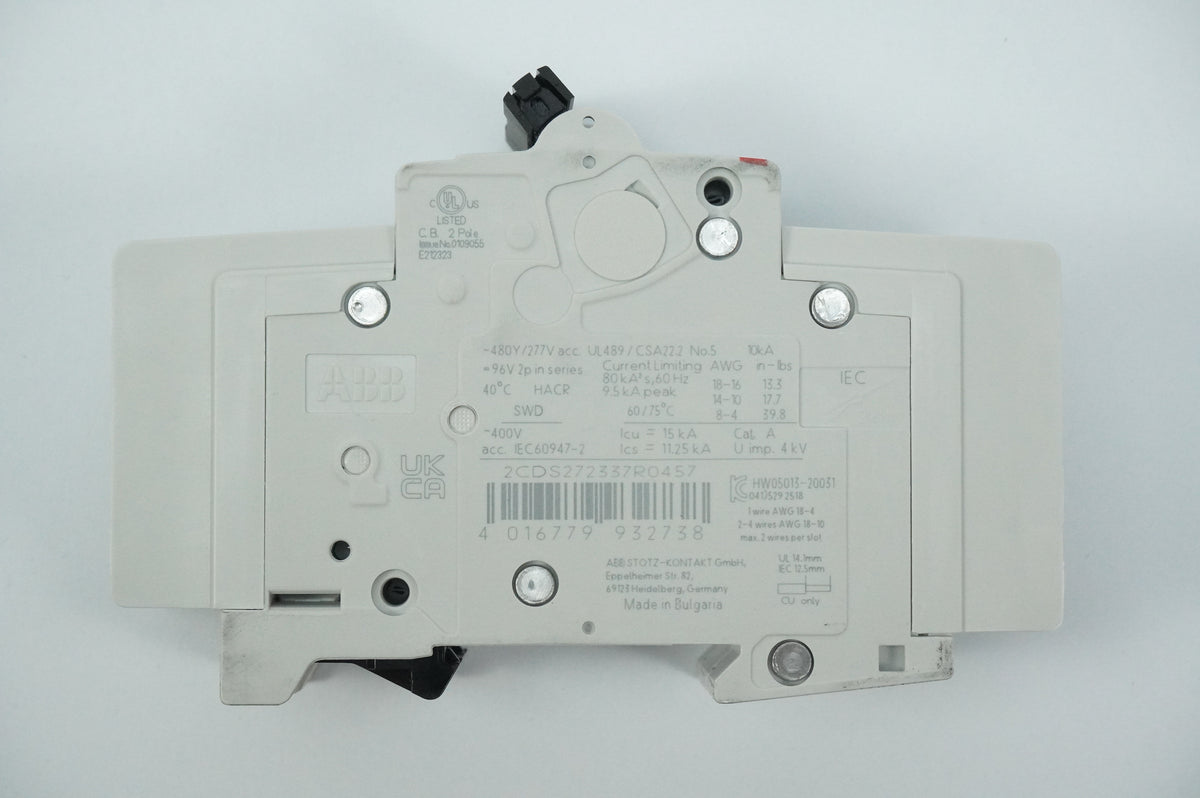 Abb 2CDS272337R0457 SU202M-K15 Circuit Breaker Pro M Compact
