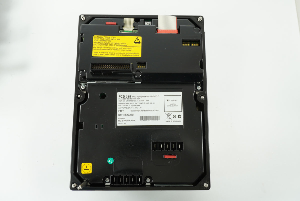 Danfoss 175X0210 FCD 315 VLT Drive crb315pt4p66ebr1d0f13t00c0