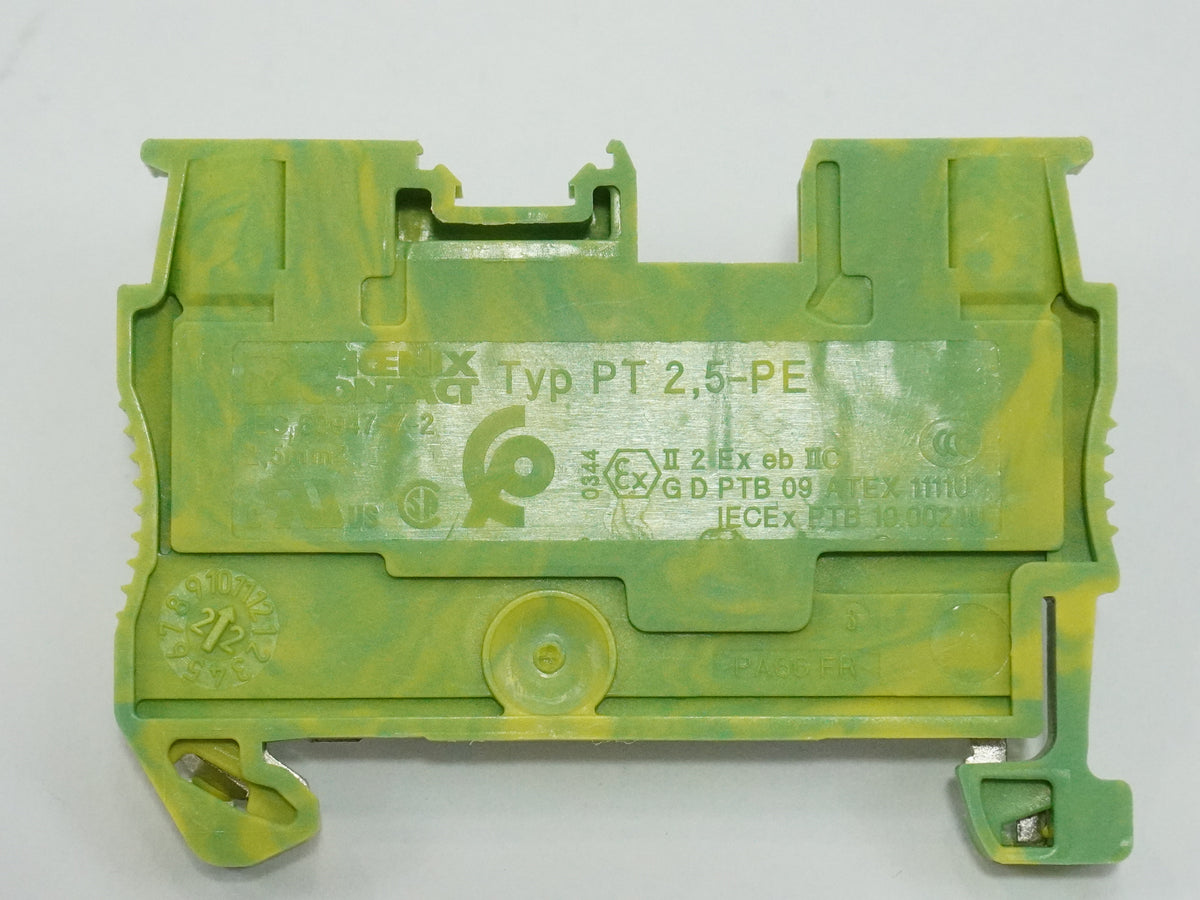 Phoenix 3209536 Ground modular terminal block PT 2,5-PE 50 Pcs