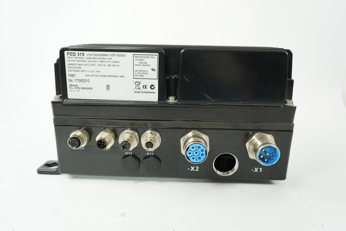 Danfoss 175X0210 FCD 315 VLT Drive crb315pt4p66ebr1d0f13t00c0