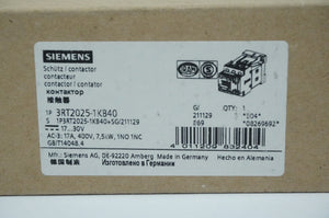 Siemens 3RT2025-1KB40 3RT2025-1KB40 Contactor