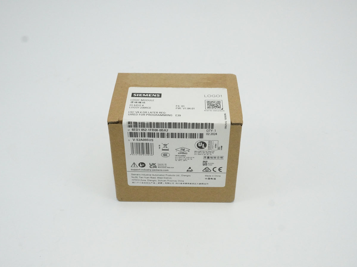 Siemens 6ED1052-1FB08-0BA2 230RCE logic module