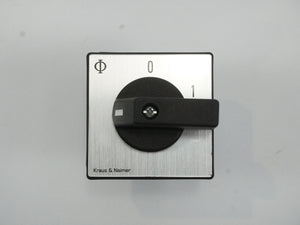 KRAUS & NAIMER 8918031448 CA10 3 Pole Switch 0-1 for panel mounting 20A
