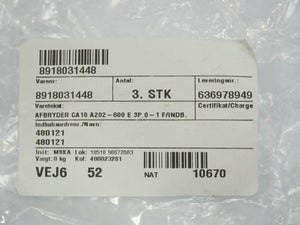KRAUS & NAIMER 8918031448 CA10 3 Pole Switch 0-1 for panel mounting 20A