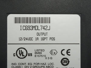 GeFanuc IC693MDL742J Output 12/24VDC