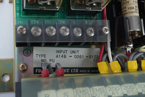 Fanuc A14B-0061-B103 Input Unit W: A20B-0007-0340/06A