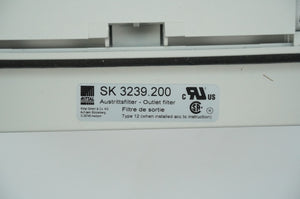 Rittal SK 3239.200 SK Outlet Filter 204 x 204 x 24