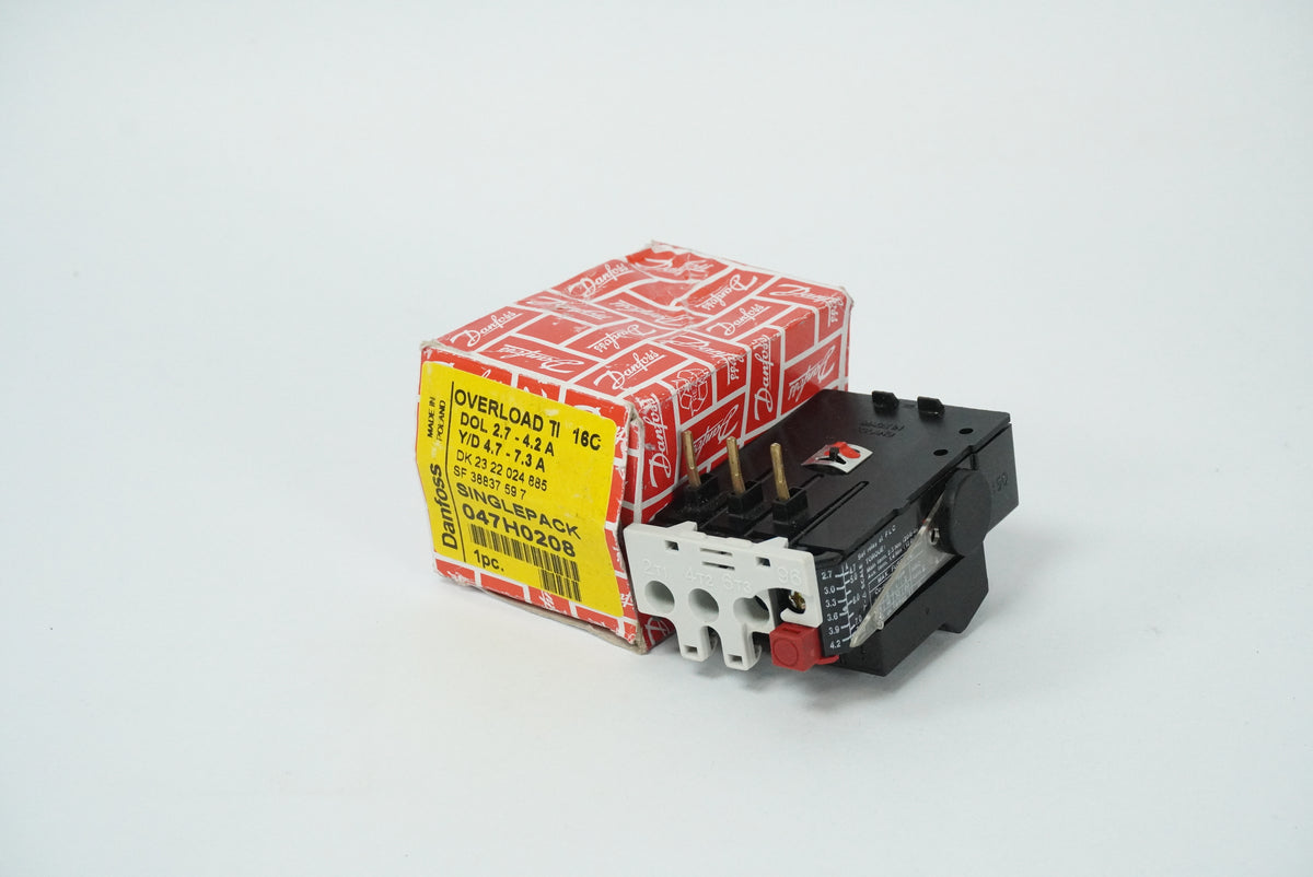 Danfoss 047H0208 047H0208 TI 16C Overload Relay 2.7-4.2A