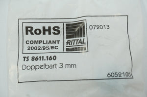 Rittal TS 8611.160 TS 8611.160 Doppelbart 3 mm