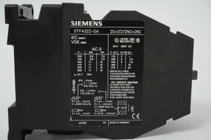 Siemens 3TF43 22-0AP0 3TF43 22-0A Contactor AC-3 11kW 400V