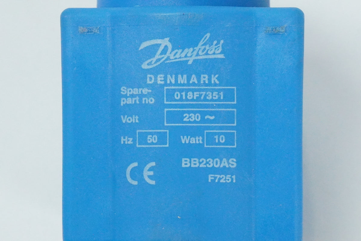 Danfoss 018F7351 018F7351 BB230AS Solenoid coil