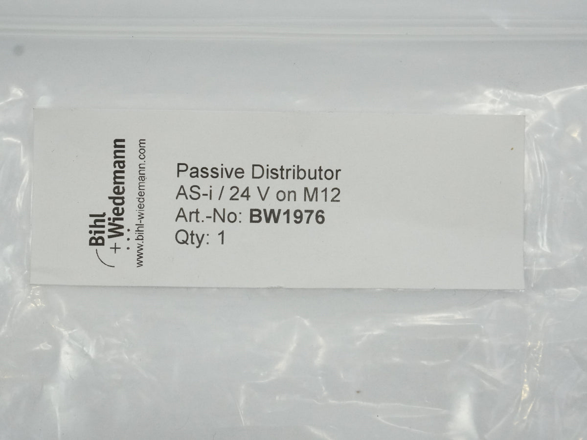 Bihl+Wiedemann BW1976 Passive Distributor AS-i / 24V on M12