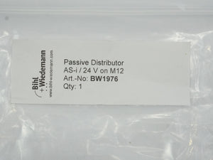Bihl+Wiedemann BW1976 Passive Distributor AS-i / 24V on M12