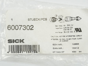 Sick 6007302 Field-wireable Connector