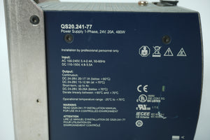 Puls QS20.241-77 Power Supply 1-Phase 24V 20A 480W