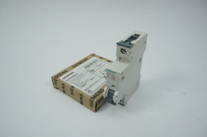Siemens 5SY4106-6 MCB Miniature Circuit Breaker B6 1P Batch of 2pcs.