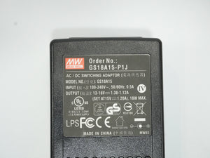 MeanWell GS18A15-P1J 15V 1.20A 18W,  RS number 667-5502