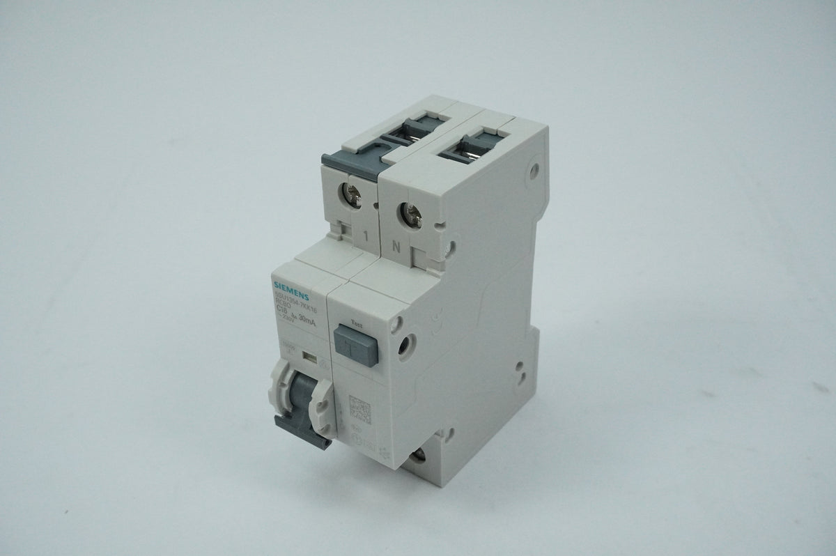 Siemens 5SU1 354-7KK16 RCBO FI/LS C16 1P+N 30mA