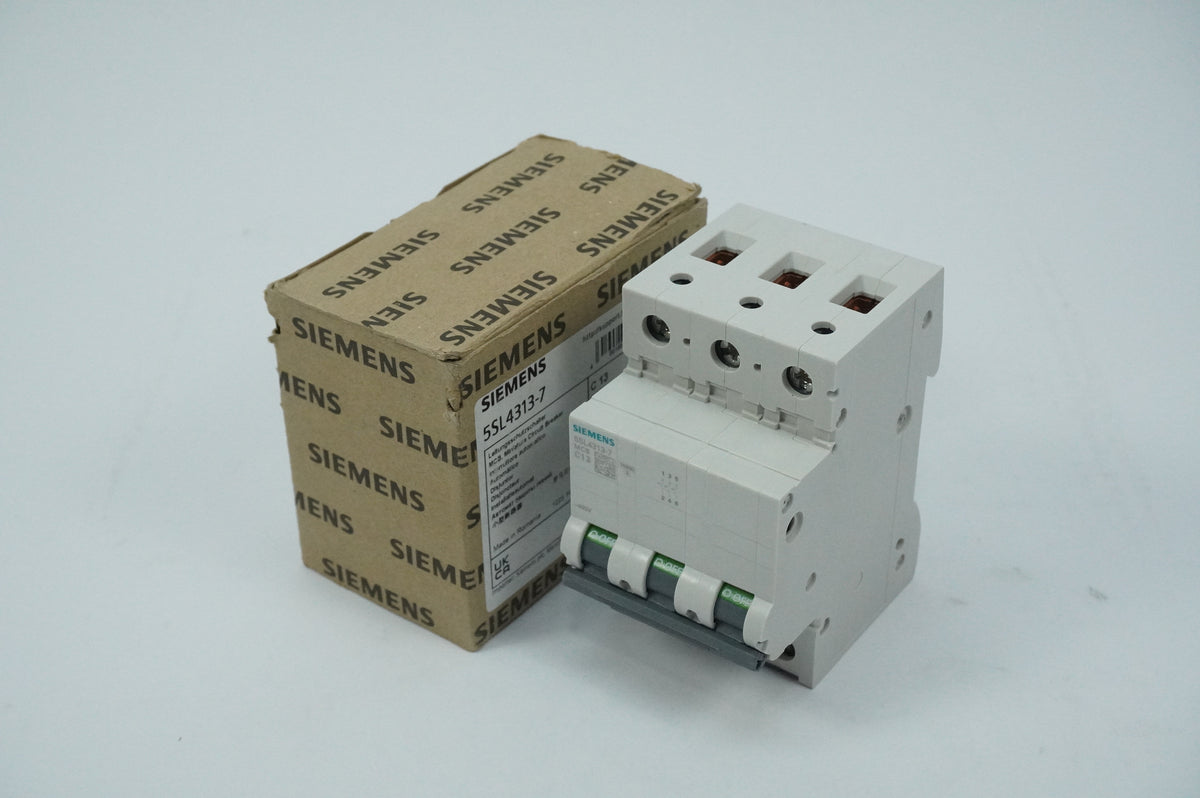 Siemens 5SL4313-7 MCB Miniature Circuit Breaker C13 3P