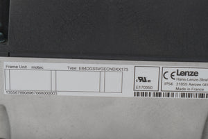 Lenze E84DGDVB15242PP-B1 Drive 8400, W: Z351BCARC0G215FB2S, E84DGS3VGECNDXX173