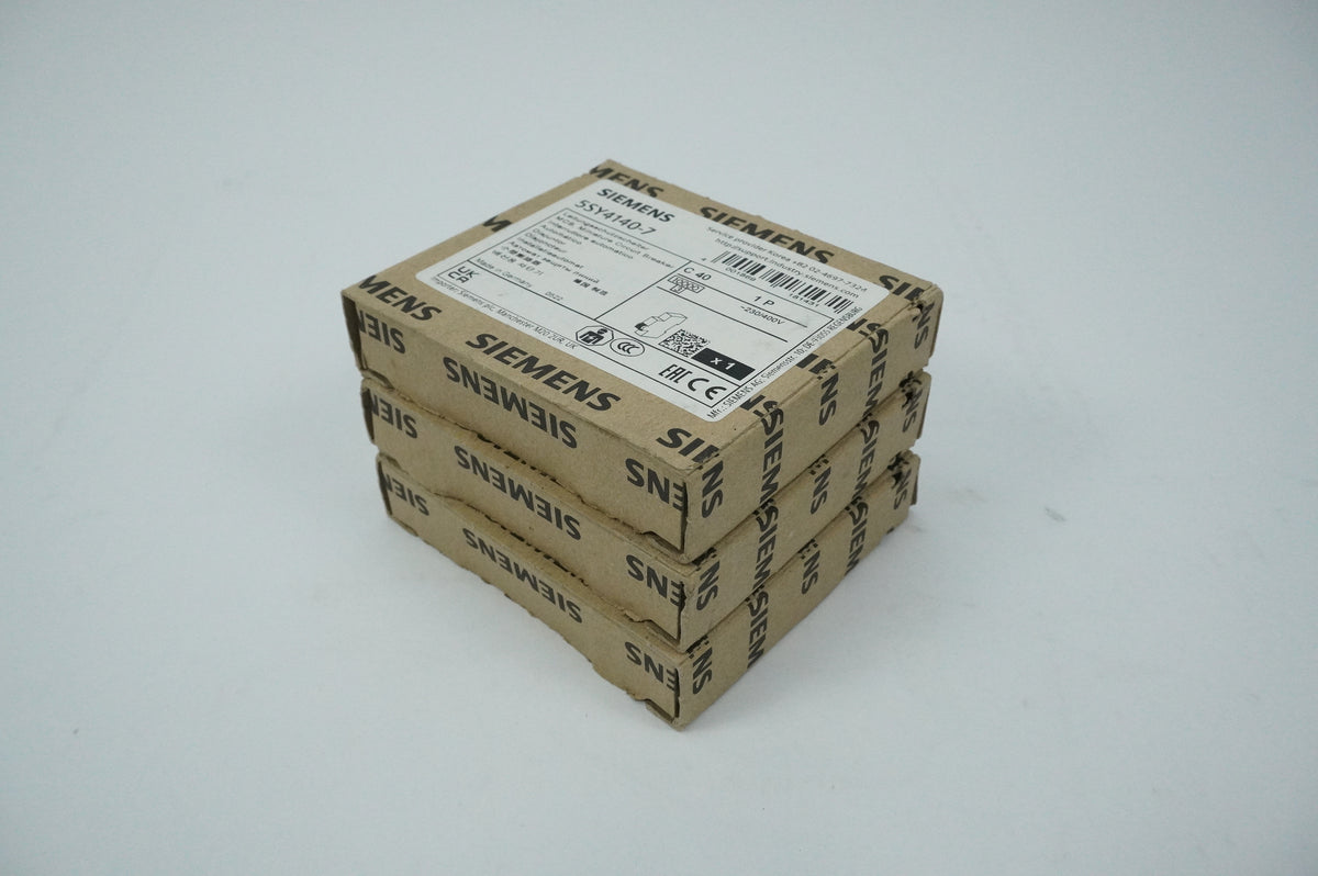 Siemens 5SY4140-7 MCB Miniature Circuit Breaker C40 1P Batch of 12pcs.