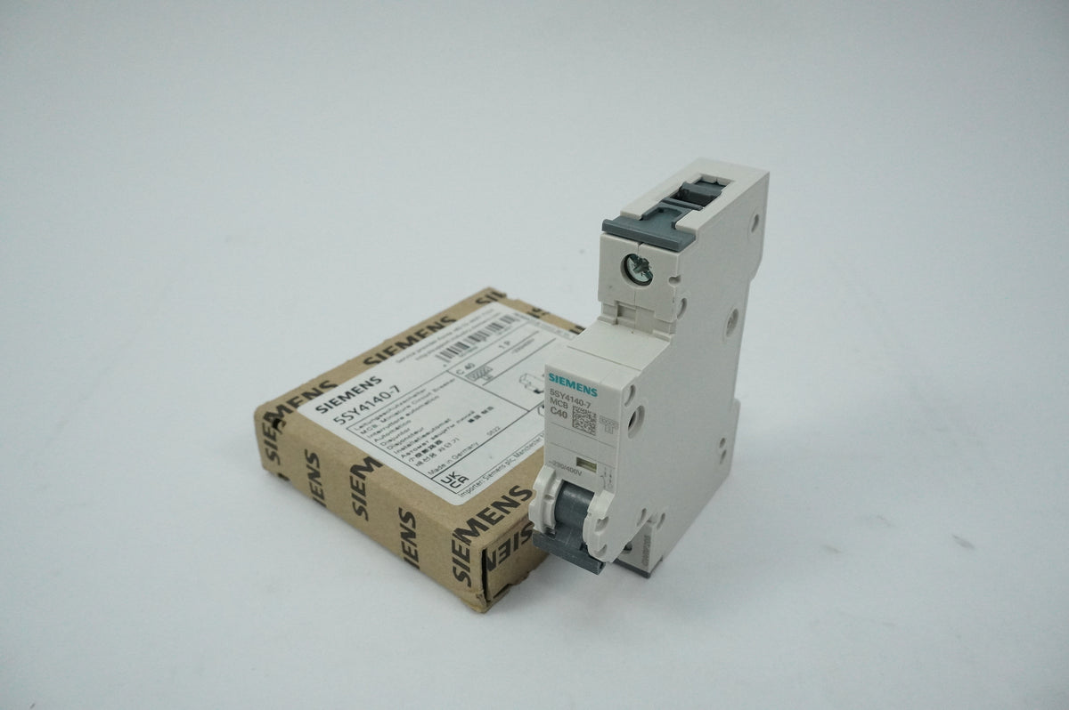 Siemens 5SY4140-7 MCB Miniature Circuit Breaker C40 1P Batch of 12pcs.