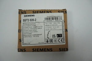 Siemens 5ST3 020-2 Fault Signal Contact  W/ Test and Reset Button Batch of 3pcs.