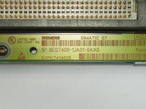 Siemens 6ES7400-1JA01-0AA0 rack UR2 9 slots