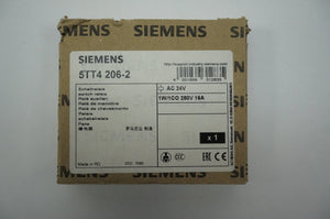 Siemens 5TT4 206-2 Switch Relay 1W/1CO AC 24V 250V 16A Batch of 3pcs.