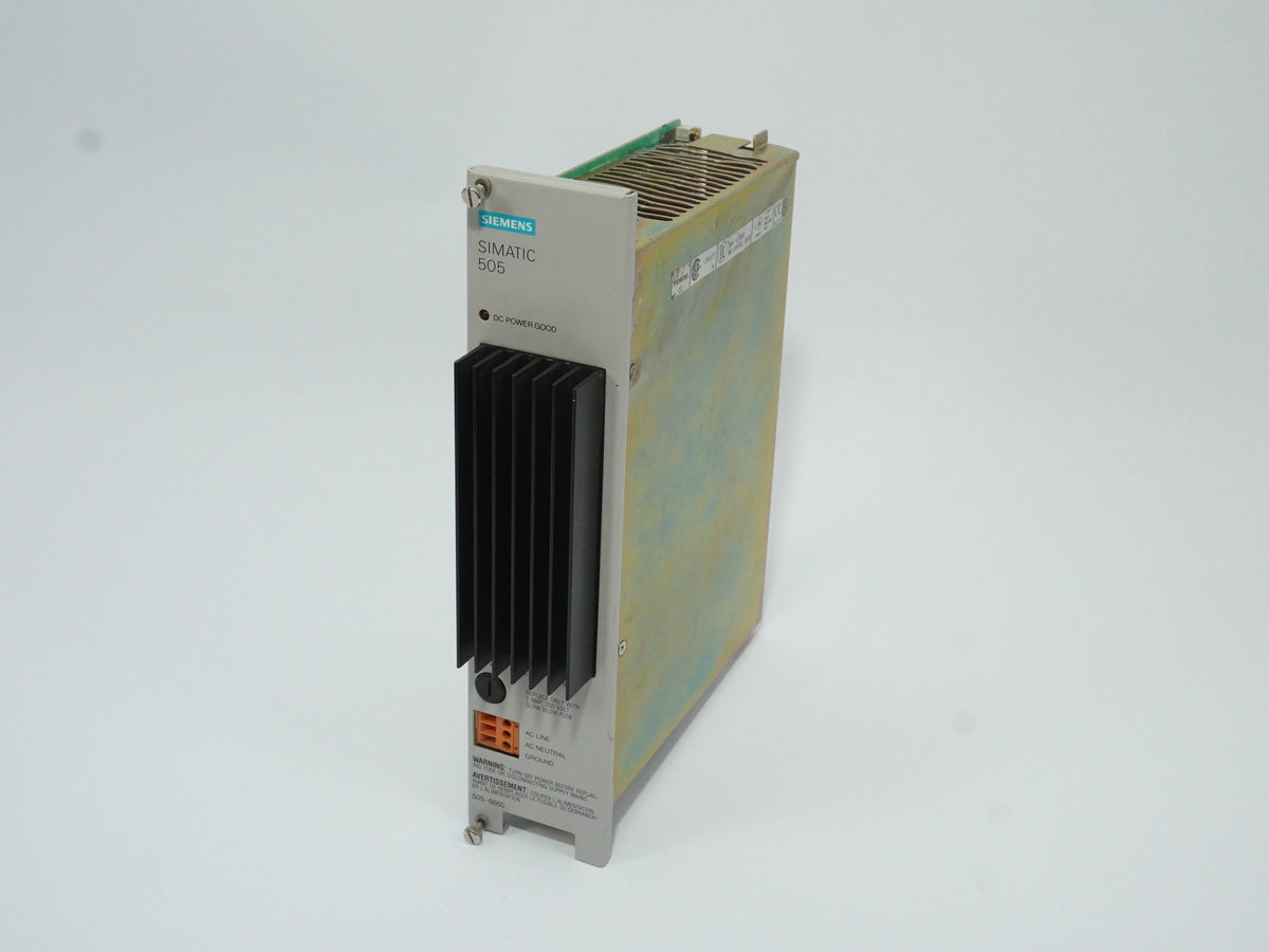 Siemens 505-6660 Simatic 505 110/220VAC Power supply
