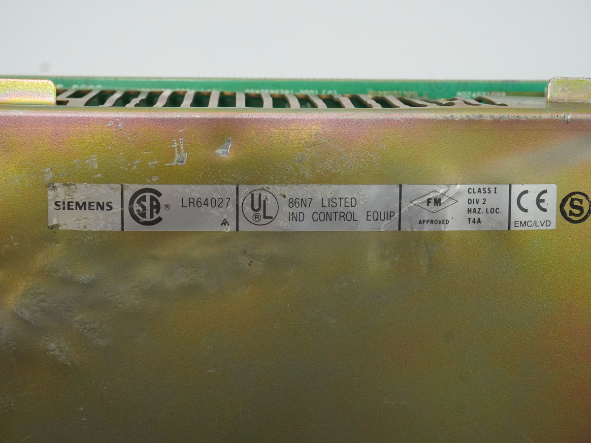 Siemens 505-6660 Simatic 505 110/220VAC Power supply