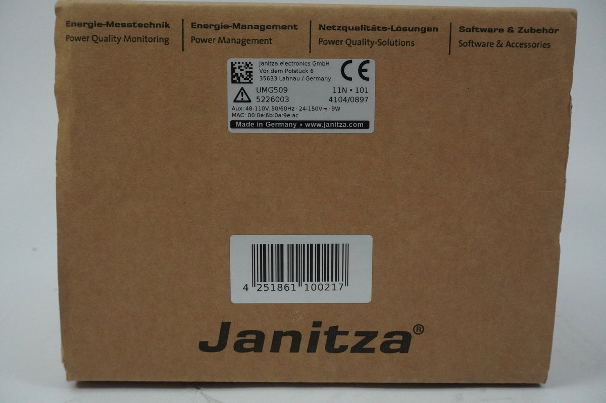 Janitza 5226003 UMG509 Power Quality Analyser
