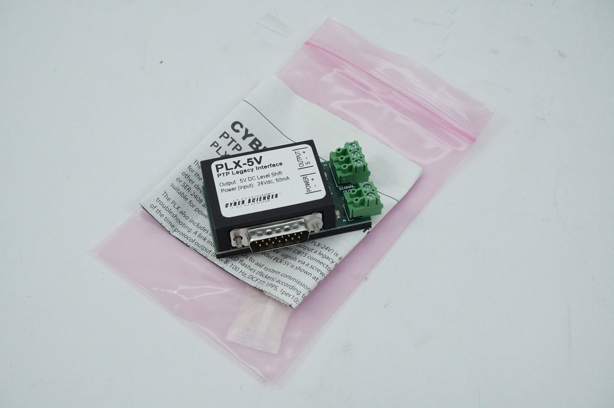 Cyber Sciences PLX-5V PLX-5V PTP Legacy Interface