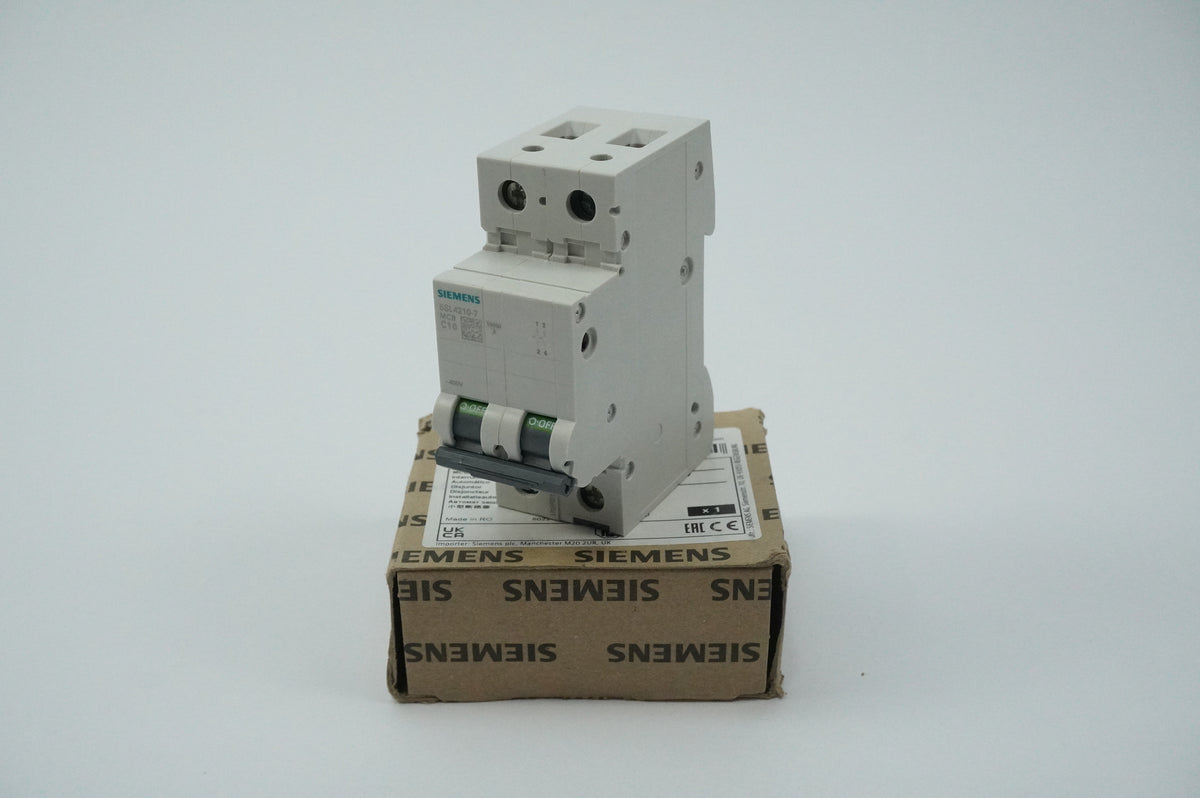 Siemens 5SL4210-7 MCB Miniature Circuit Breaker C10 2P