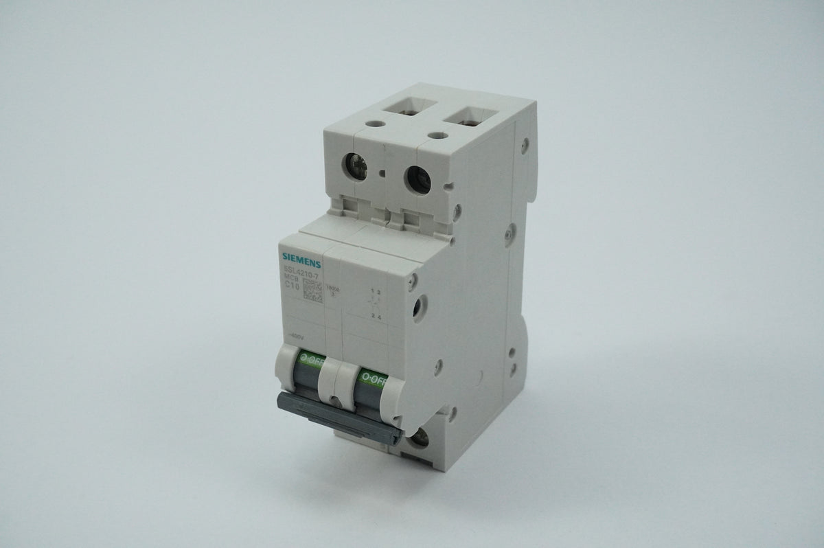 Siemens 5SL4210-7 MCB Miniature Circuit Breaker C10 2P