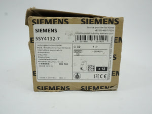 Siemens 5SY4132-7 MCB Miniature Circuit Breaker C32 1P Batch of 12pcs.